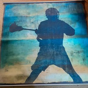 Lacrosse Player Poster